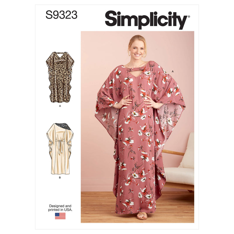 Simplicity Sewing Pattern S9323 Misses' Caftans