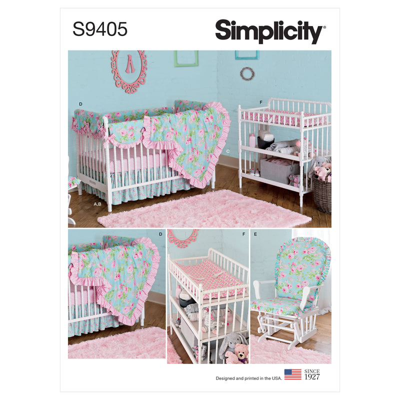 Simplicity Sewing Pattern S9405 Nursery Décor