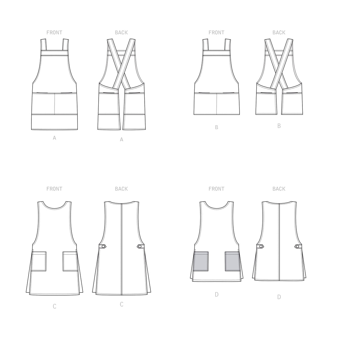 Simplicity Sewing Pattern S9409 Misses' Aprons