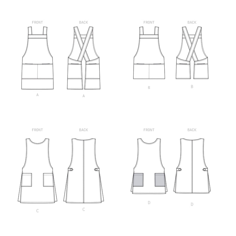 Simplicity Sewing Pattern S9409 Misses' Aprons