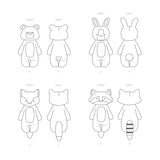 Simplicity Sewing Pattern S9414 Stuffed Animals