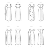 Simplicity Sewing Pattern S9434 Misses' and Women's Regency Era Style Dresses