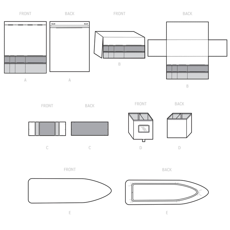 Simplicity Sewing Pattern S9444 Creative Space Décor