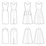 Simplicity Sewing Pattern S9449 Misses' Dress, Jumper and Skirts