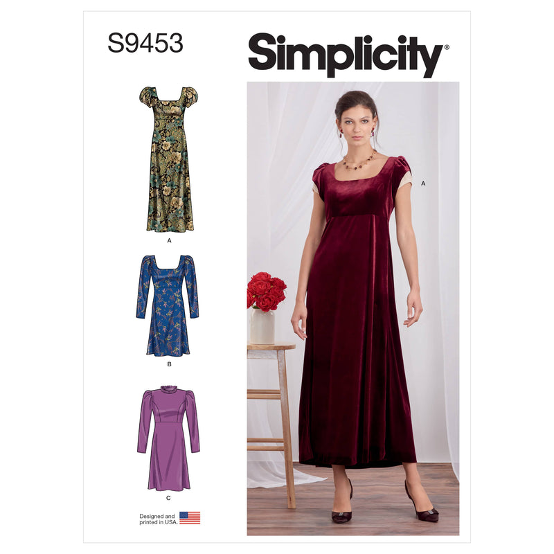 Simplicity Sewing Pattern S9453 Misses' Dress Lullabee Fabrics Simplicity Sewing Pattern S9453 Misses' Dress Lullabee Fabrics