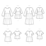 Simplicity Sewing Pattern S9454 Children's and Misses' Dress and Top