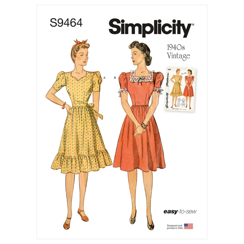 Simplicity Sewing Pattern S9464 Misses' Dress