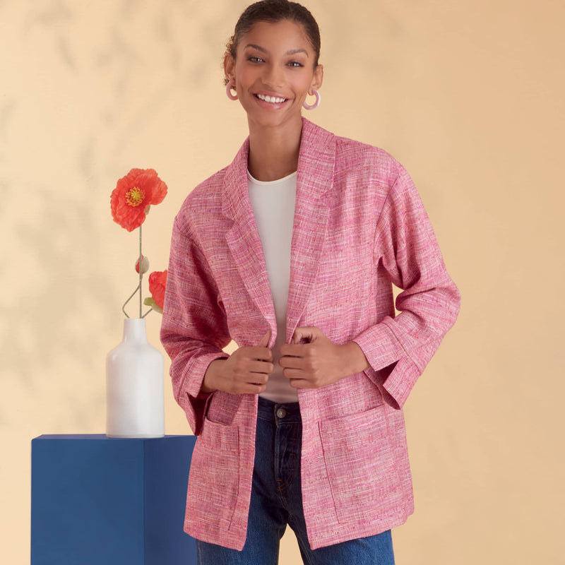 Simplicity Sewing Pattern S9468 Misses' Unlined Jacket