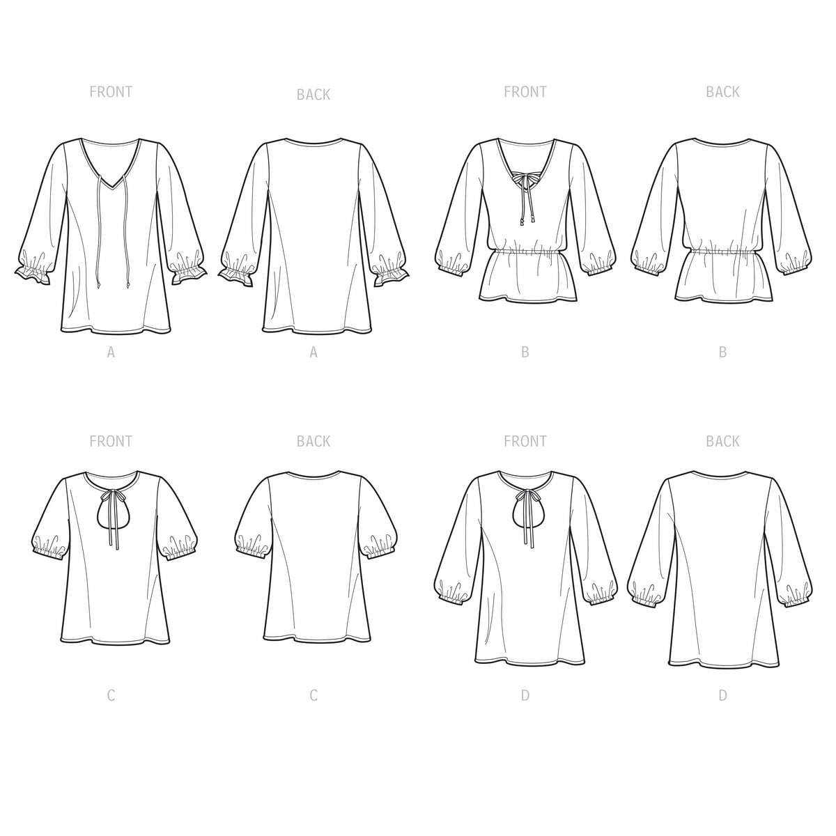 Simplicity Sewing Pattern S9469 Misses' Tops