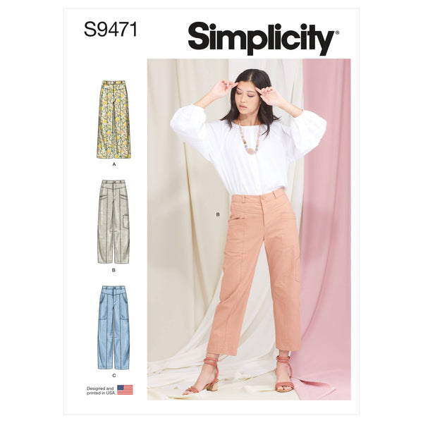 Simplicity Sewing Pattern S9471 Misses' Pants