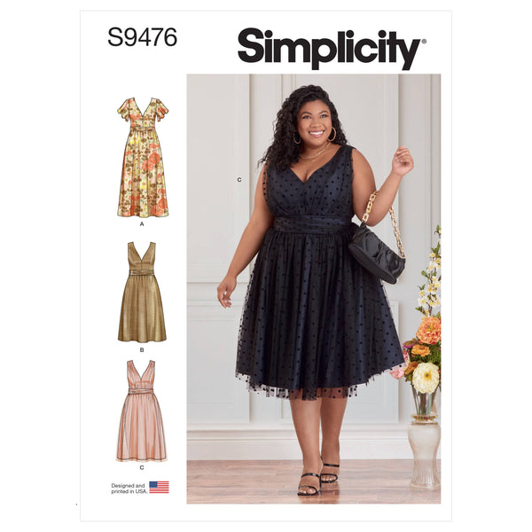 S9473, Simplicity Sewing Pattern Misses' Dresses and Jacket