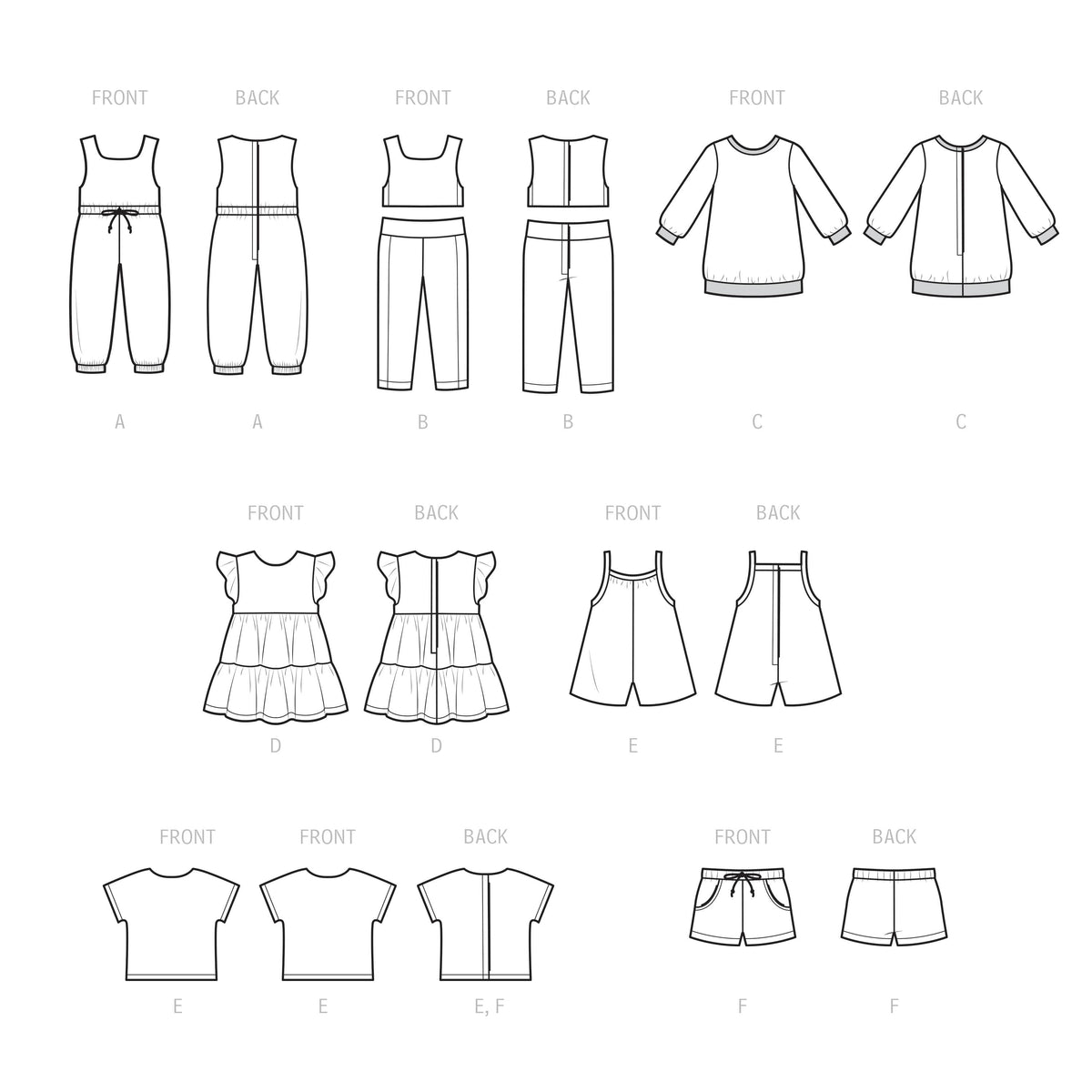 Simplicity Sewing Pattern S9500 18" Doll Clothes