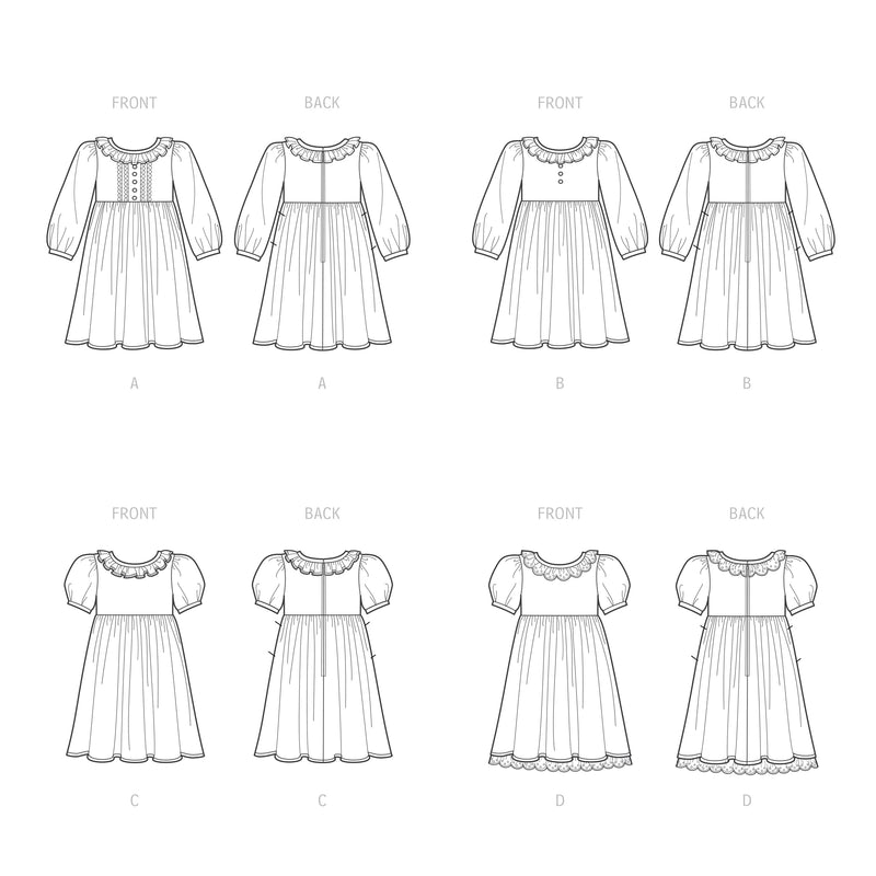 Simplicity Sewing Pattern S9503 Children's Dresses