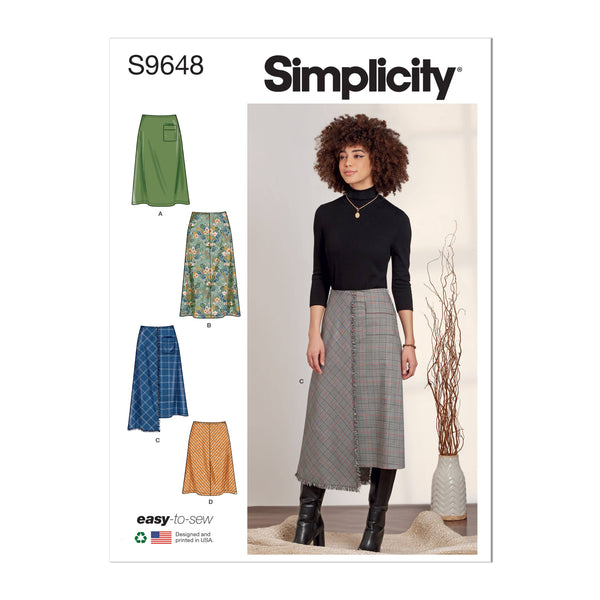 Simplicity Misses Skirts Sewwing Pattern S9648