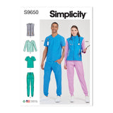 Simplicity Unisex Knit Scrubs Sewwing Pattern S9650