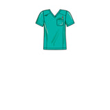 Simplicity Unisex Knit Scrubs Sewwing Pattern S9650