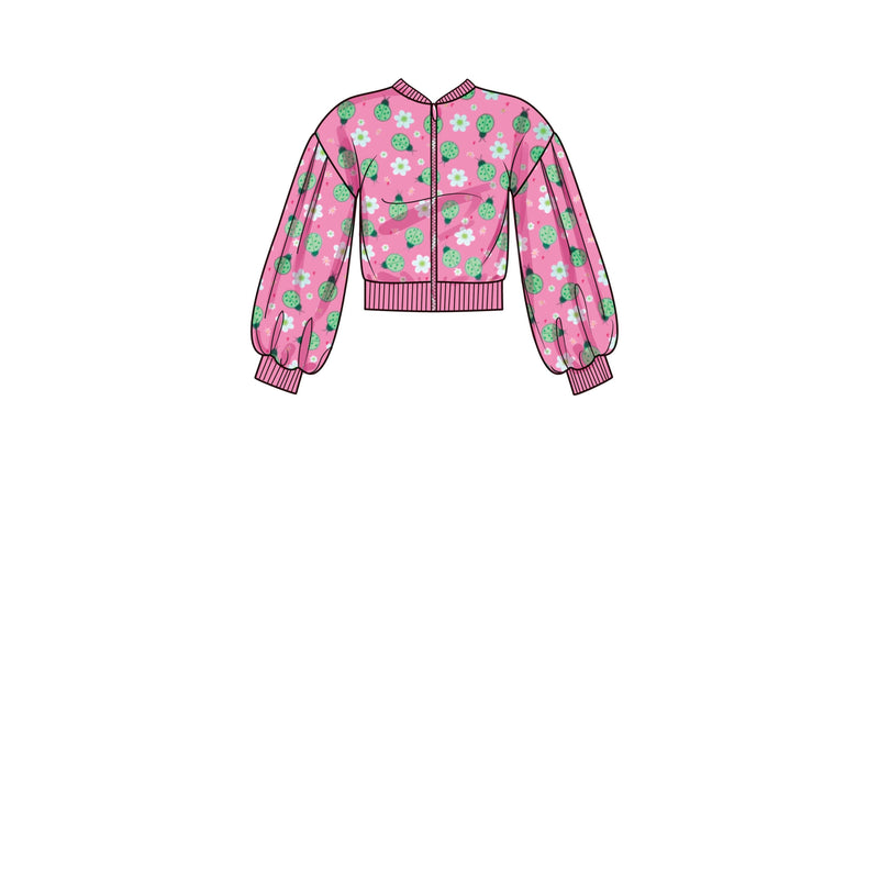 Simplicity Childrens and Girls Jacket, Pants and Skirt Sewwing Pattern S9654