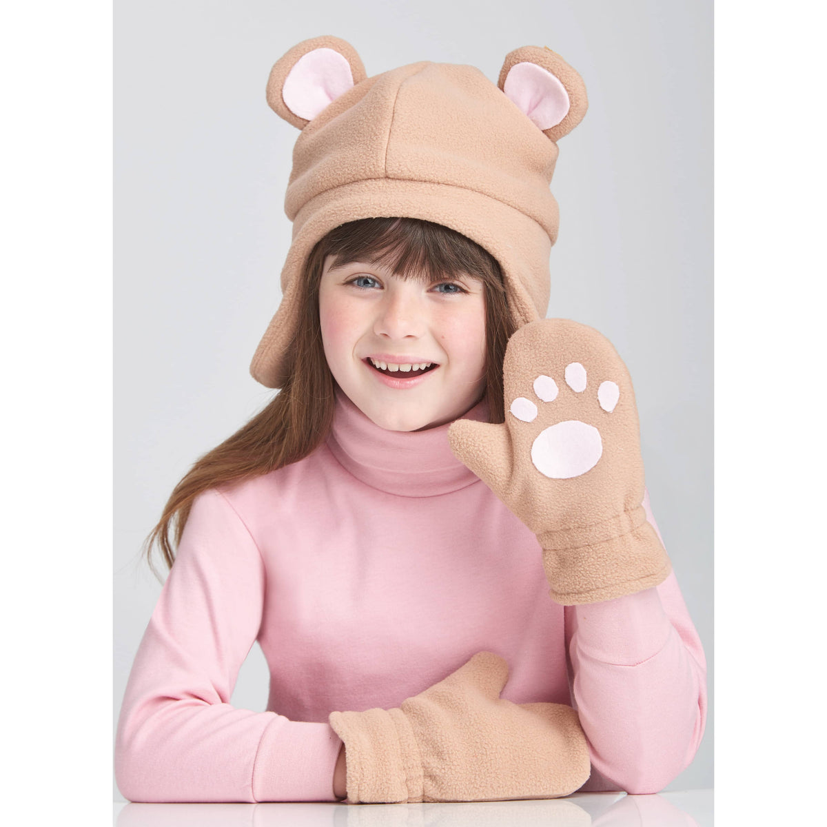 Simplicity Childrens Hats and Mittens, Cowl Scarves Sewing Pattern S9657A