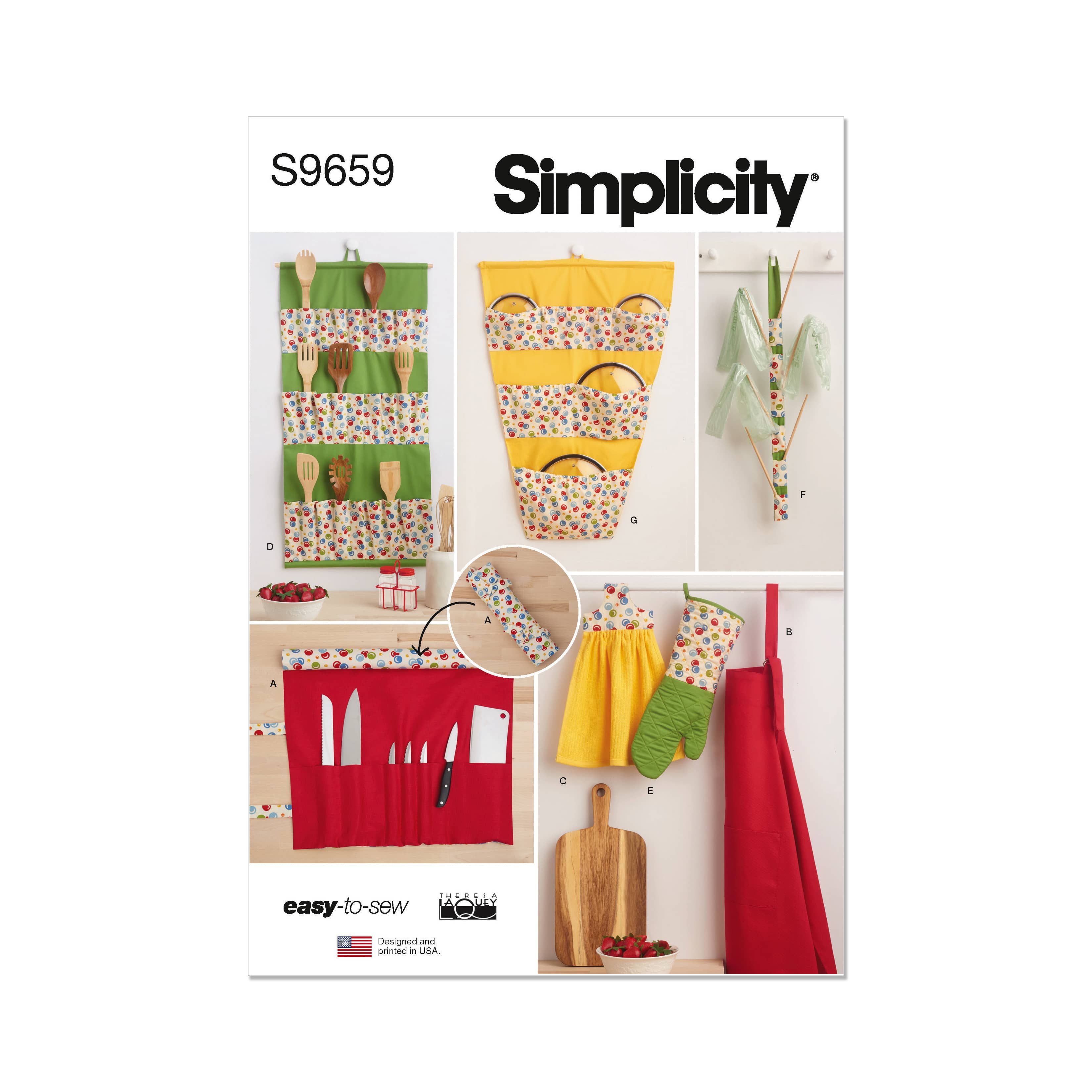 Simplicity Kitchen Accessories by Theresa LaQuey Sewing Pattern S9659O ...