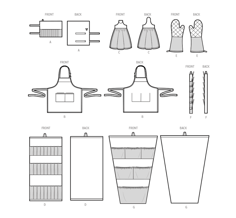 Simplicity Kitchen Accessories by Theresa LaQuey Sewing Pattern S9659OS