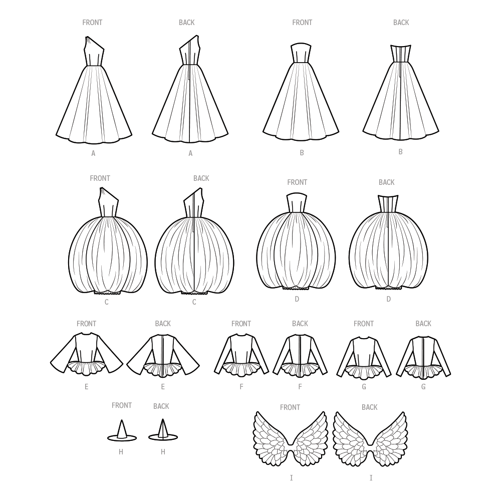 Simplicity Holiday Fashion Doll Clothes Sewing Pattern S9662OS