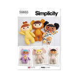 Simplicity Plush Dolls Sewing Pattern S9665OS