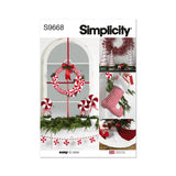 Simplicity Christmas Décor Sewing Pattern S9668OS