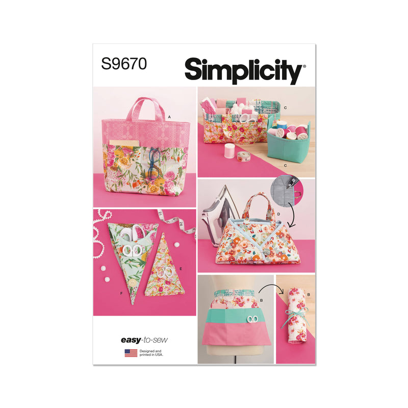 Simplicity Sewing Room Accessories Sewing Pattern S9670OS