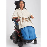 Simplicity Poncho with Detachable Hood and Wheelchair Blanket Sewing Pattern S9671A