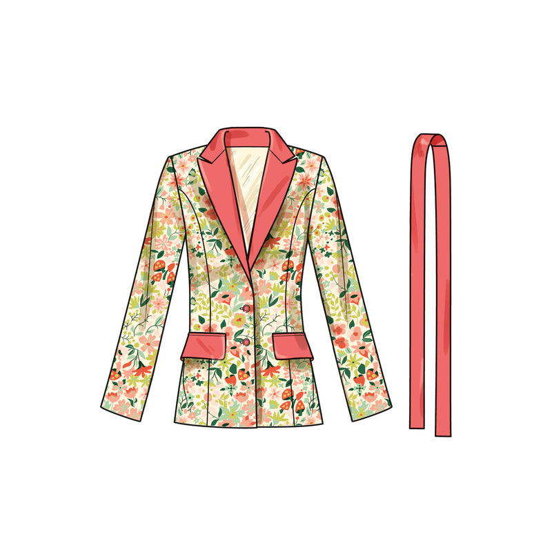Simplicity Misses Coat and Jacket Sewing Pattern S9685 – Lullabee
