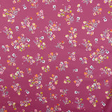 soft lightweight pure cotton poplin dressmaking fabric Wine