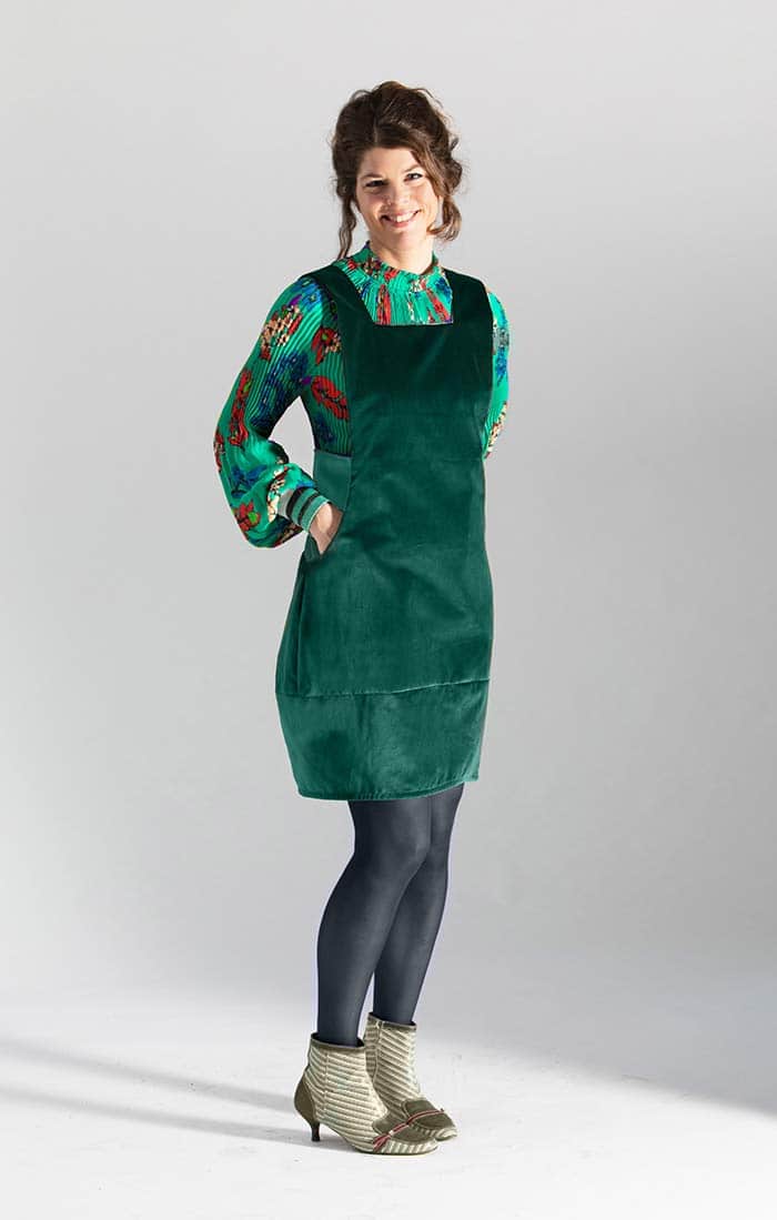 Scoop Pinafore Sewing Pattern Sew Different Dress Project Clothing Dressmaking New Fabric By Sew Different