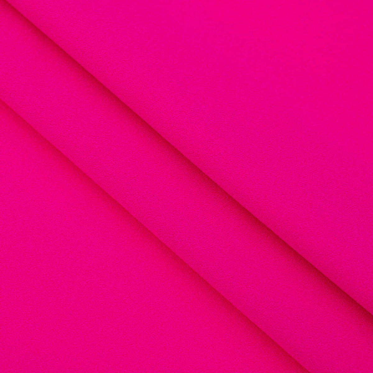 Medium weight stretch double jersey scuba crepe dress fabric Hot Pink