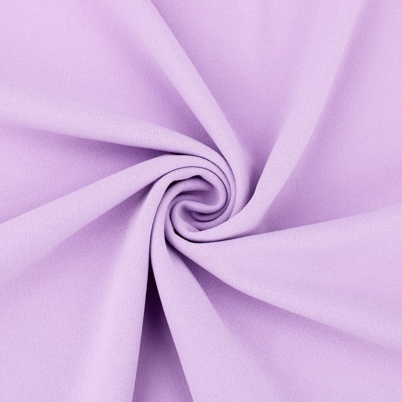 Lavender Bi - Stretch Crepe 138cm Wide 98% Polyester 2% Elastane