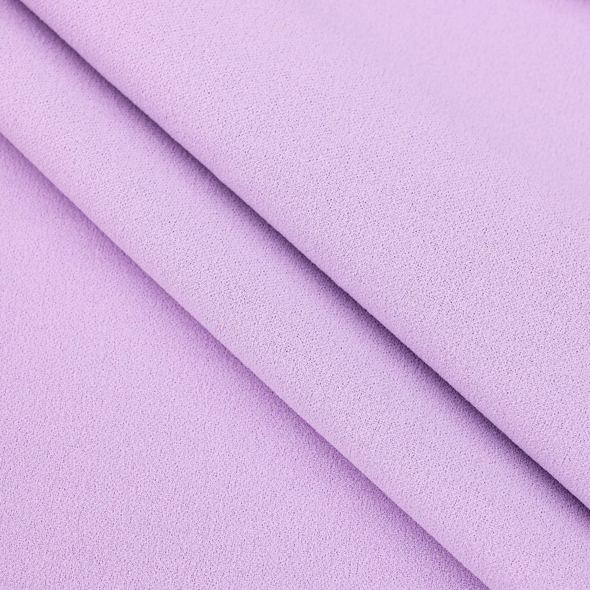 Medium weight stretch double jersey scuba crepe dress fabric Lilac