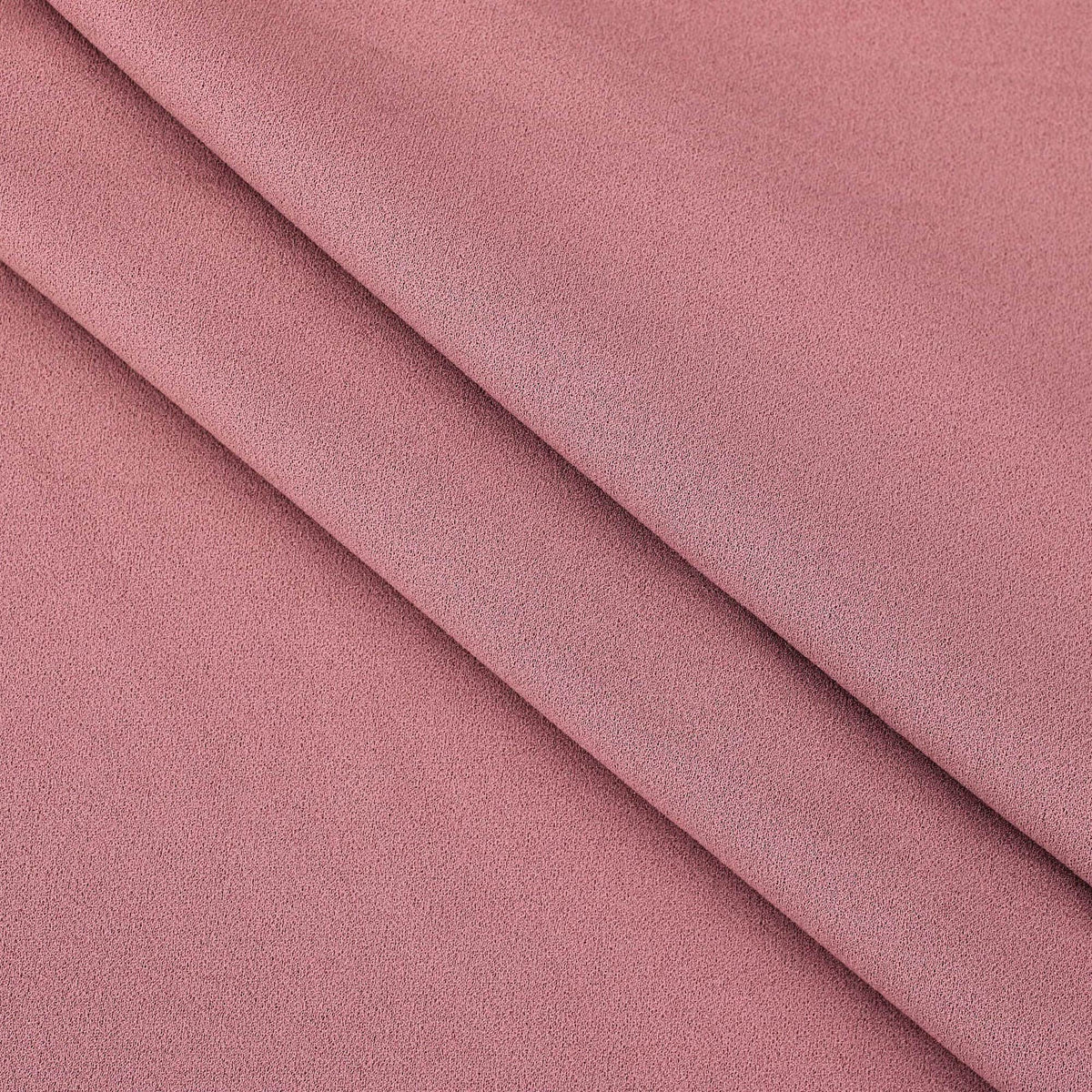 Medium weight stretch double jersey scuba crepe dress fabric Rose