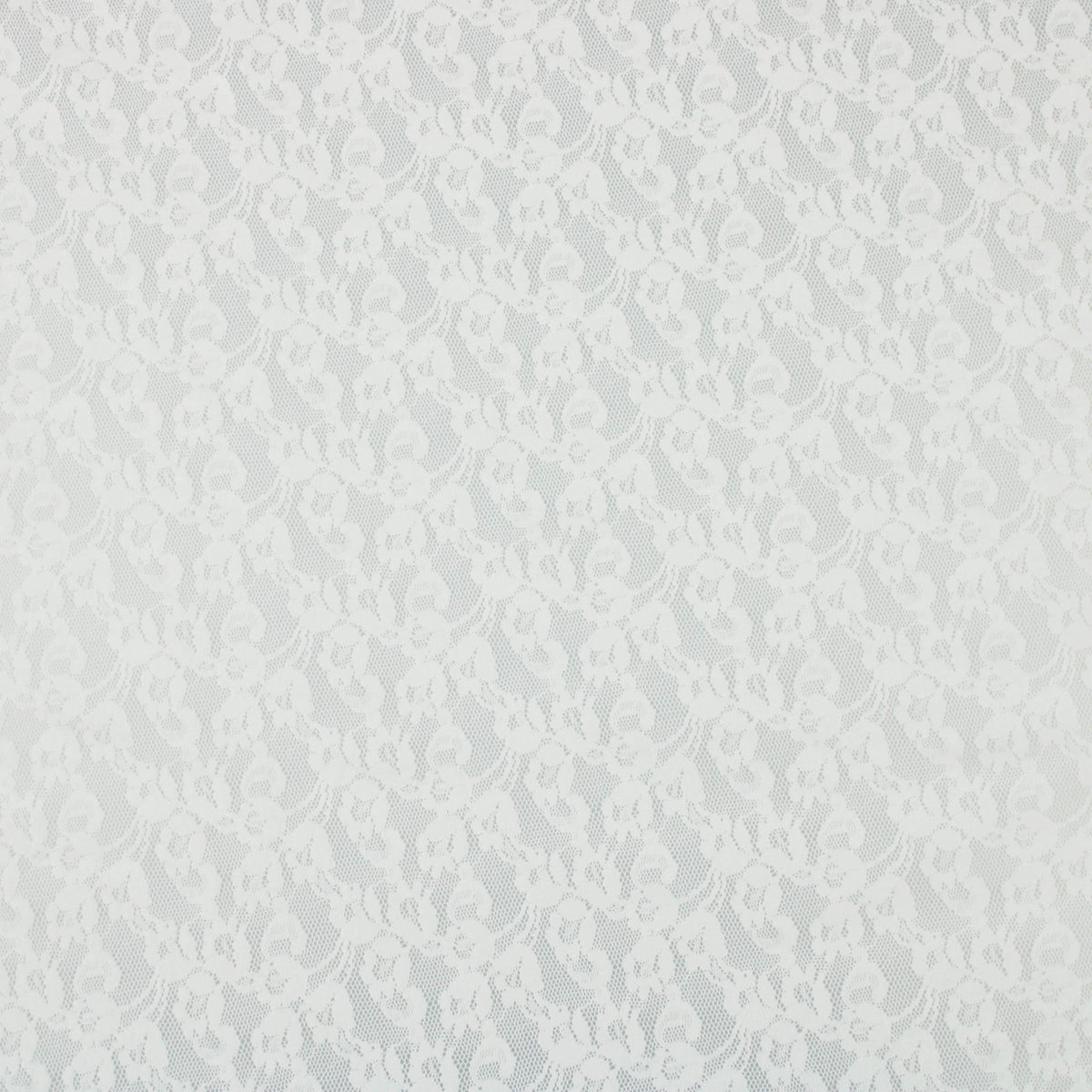 flowery stretchy soft lace in ivory