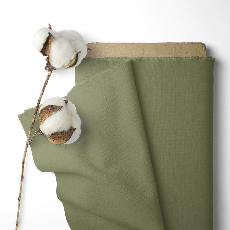 versatile pure cotton sheeting craft fabric Olive