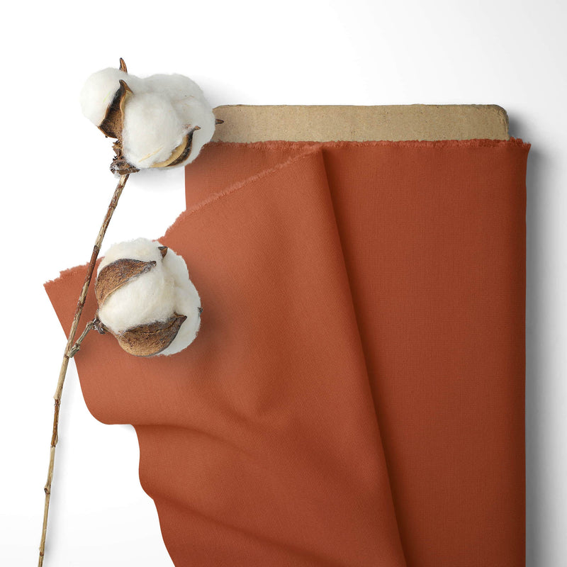 versatile pure cotton sheeting craft fabric Rust
