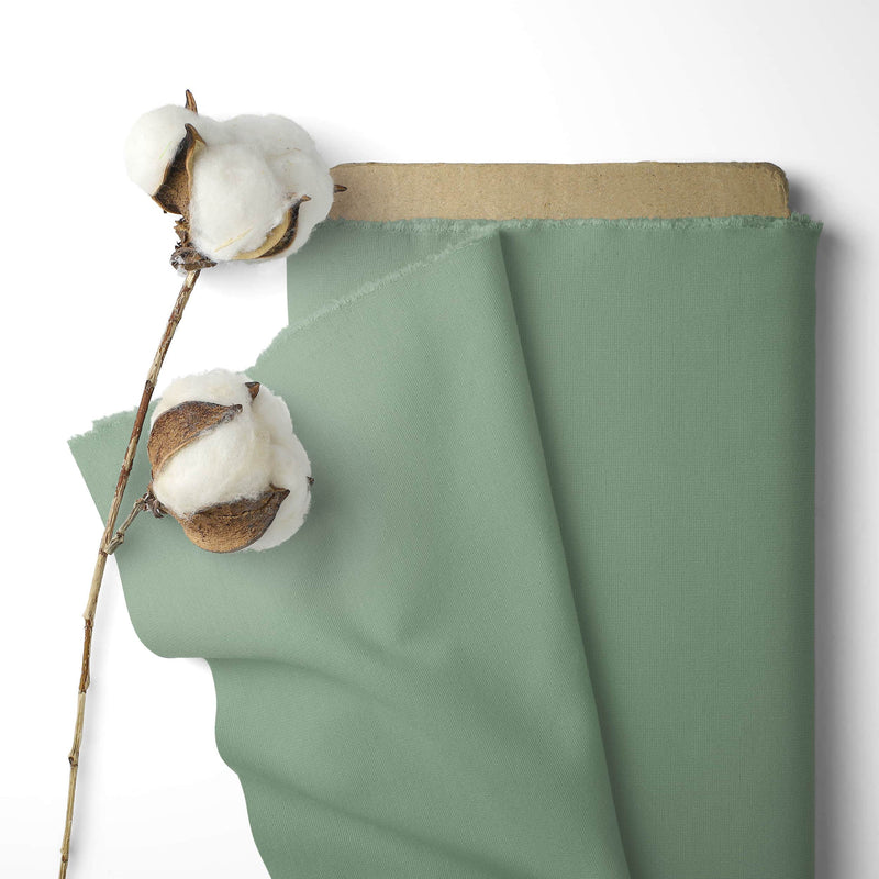 versatile pure cotton sheeting craft fabric Tea Green