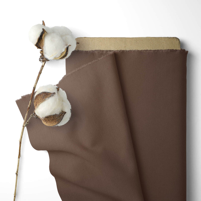 versatile pure cotton sheeting craft fabric Tobacco Brown