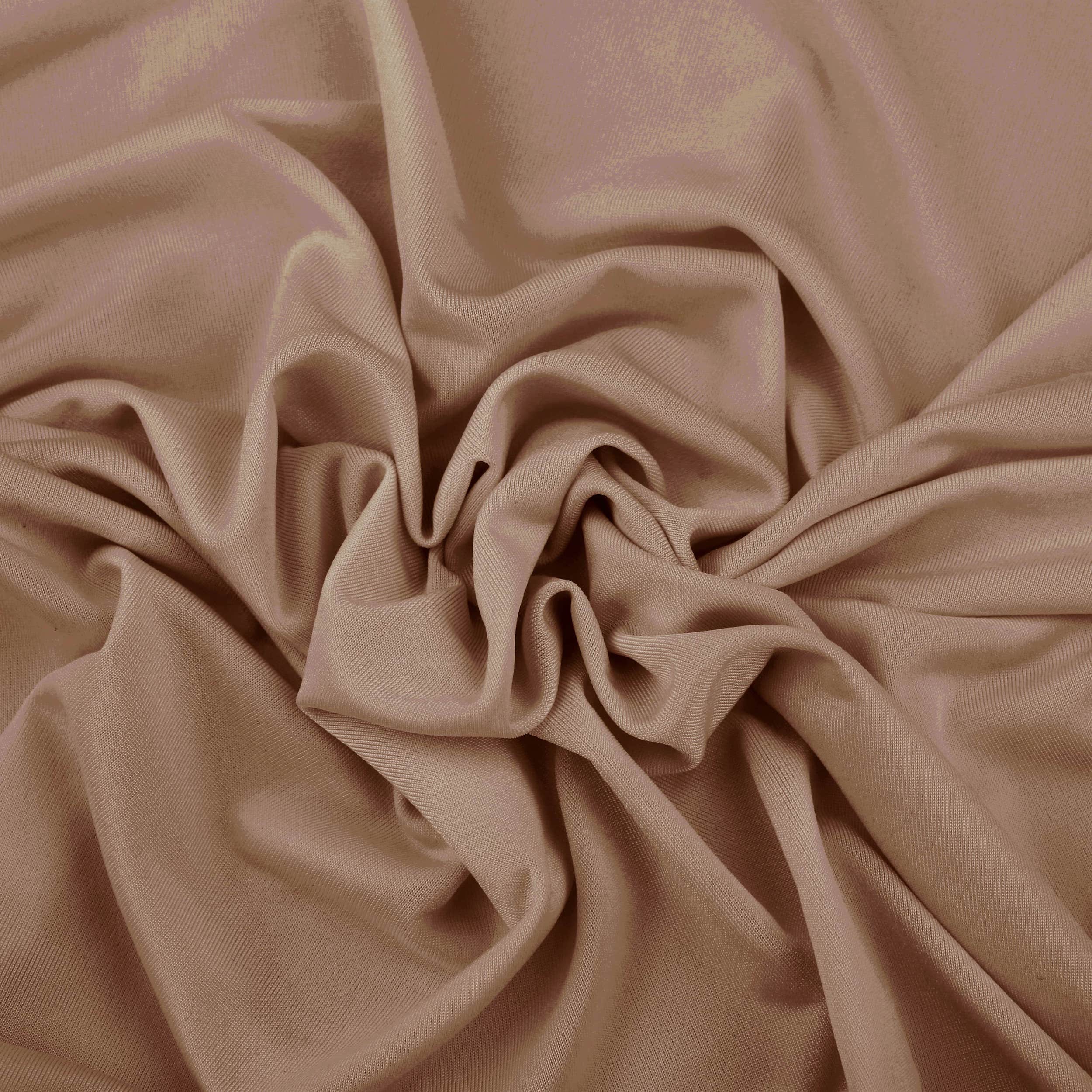 Soft Touch Elastane Dressmaking Fabric Caramel Swirl Lullabee Fabrics