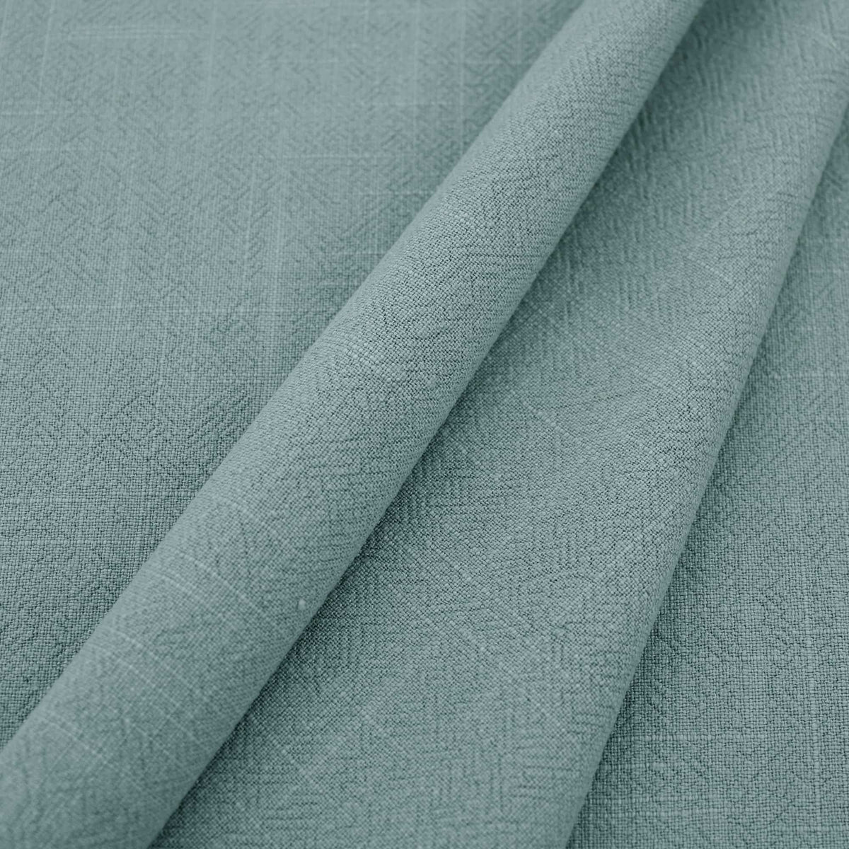 Stone washed Pure 100% Linen Natural Dressmaking Dress Trouser Heavy Weight Textured Drape Sustainable Fabric Material Woven  Aqua