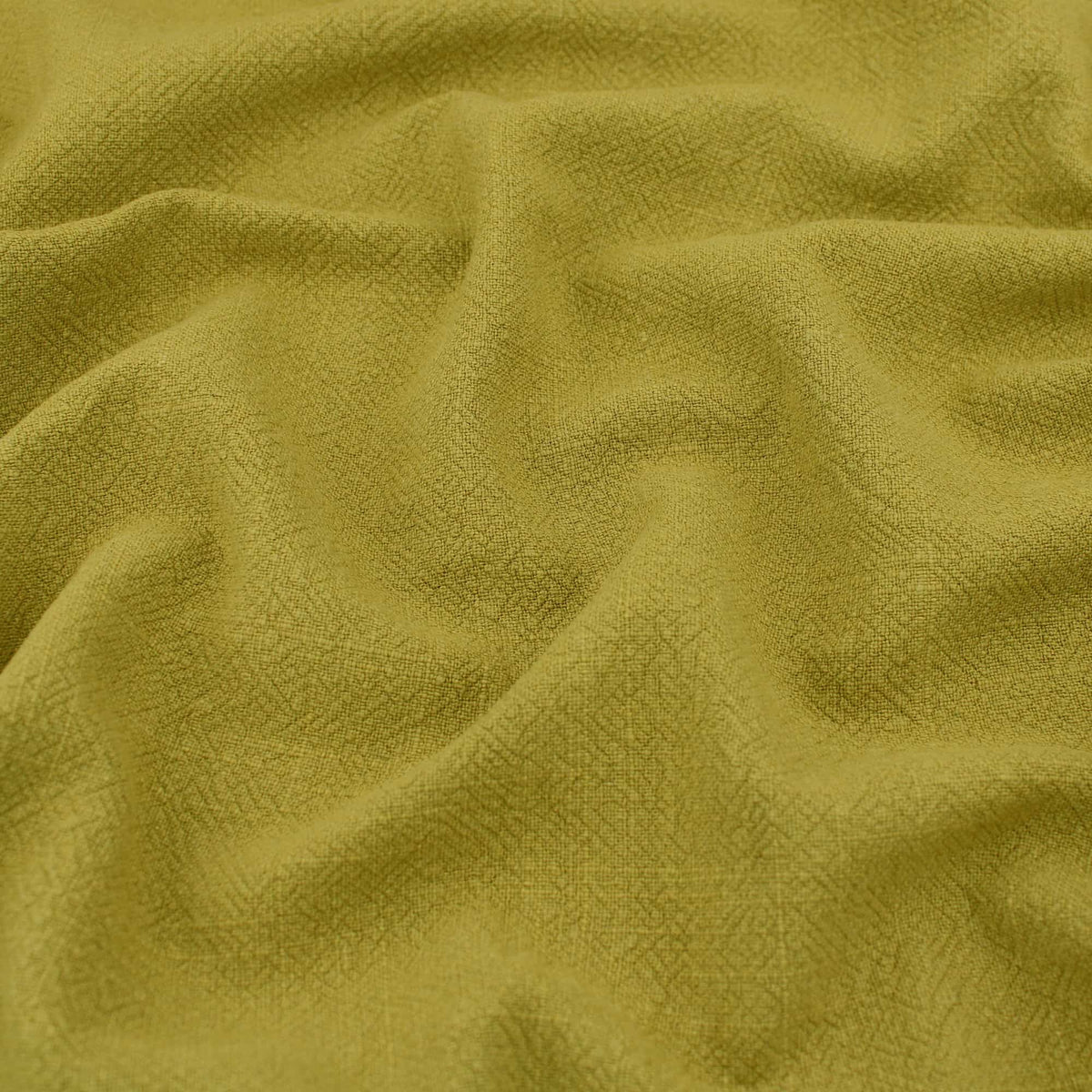 Stone washed Pure 100% Linen Natural Dressmaking Dress Trouser Heavy Weight Textured Drape Sustainable Fabric Material Woven  Pear