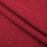 Stone washed Pure 100% Linen Natural Dressmaking Dress Trouser Heavy Weight Textured Drape Sustainable Fabric Material Woven  Red