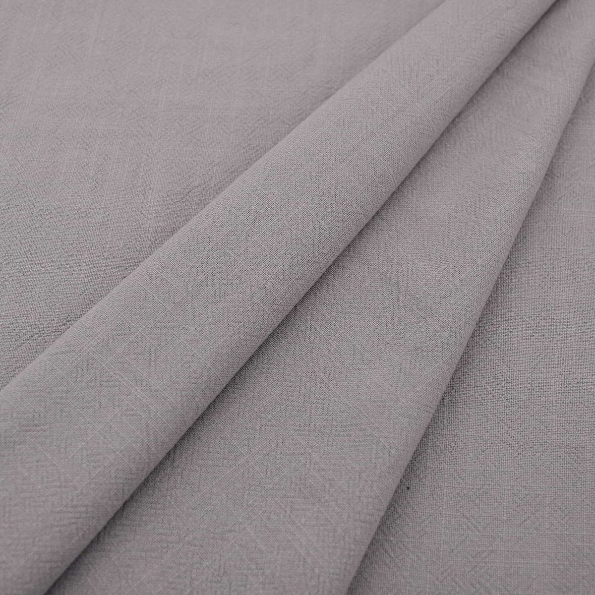 Stone washed Pure 100% Linen Natural Dressmaking Dress Trouser Heavy Weight Textured Drape Sustainable Fabric Material Woven  Silver
