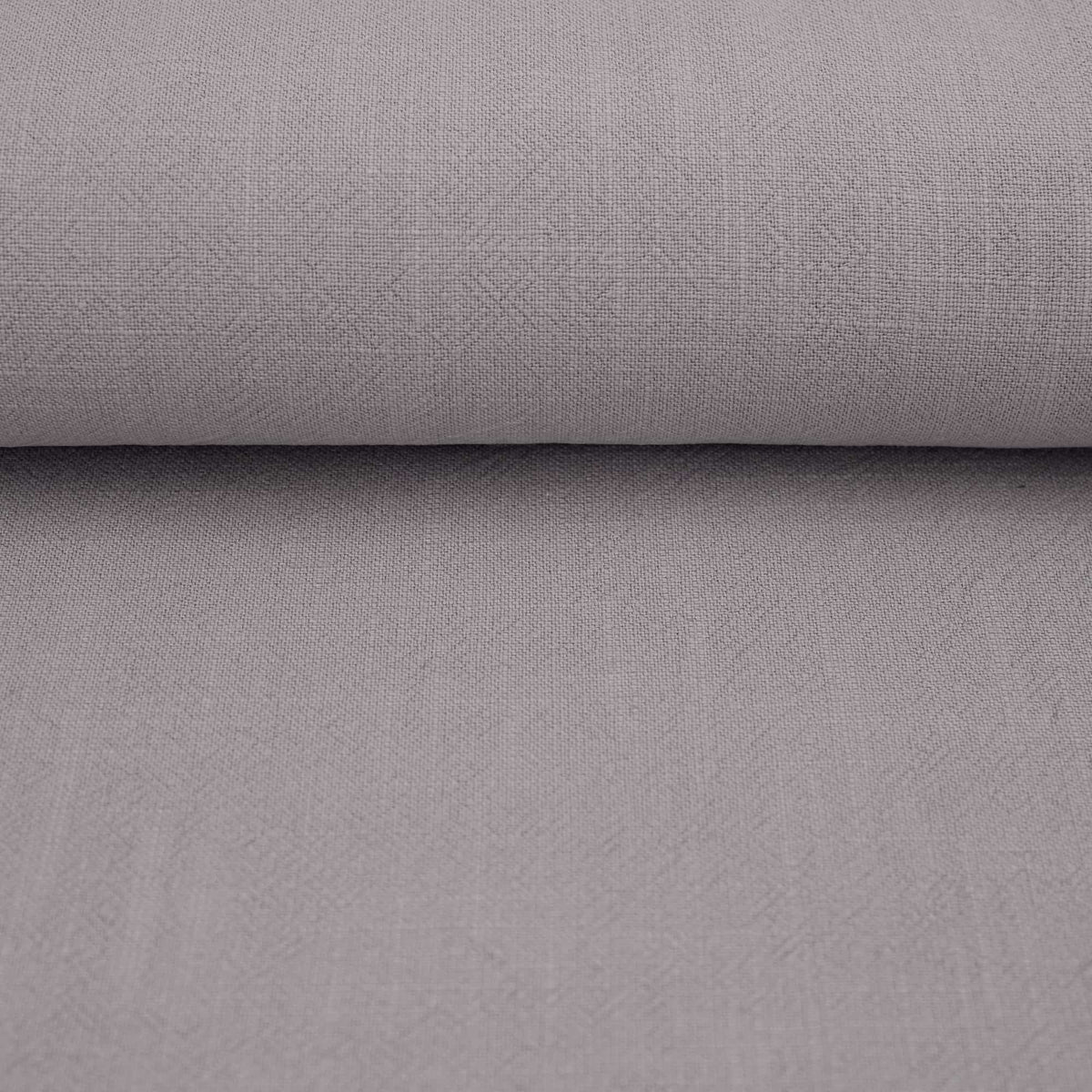 Stone washed Pure 100% Linen Natural Dressmaking Dress Trouser Heavy Weight Textured Drape Sustainable Fabric Material Woven  Silver