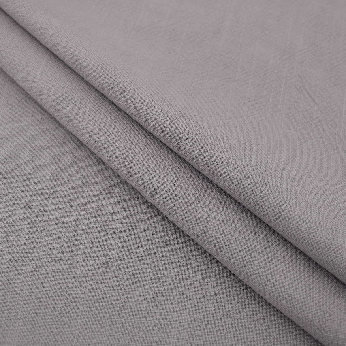 Stone washed Pure 100% Linen Natural Dressmaking Dress Trouser Heavy Weight Textured Drape Sustainable Fabric Material Woven  Silver
