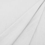 Stone washed Pure 100% Linen Natural Dressmaking Dress Trouser Heavy Weight Textured Drape Sustainable Fabric Material Woven  White