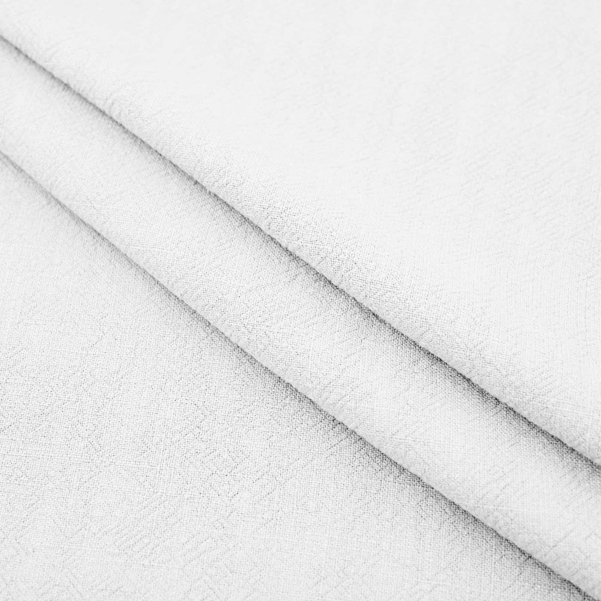 Stone washed Pure 100% Linen Natural Dressmaking Dress Trouser Heavy Weight Textured Drape Sustainable Fabric Material Woven  White